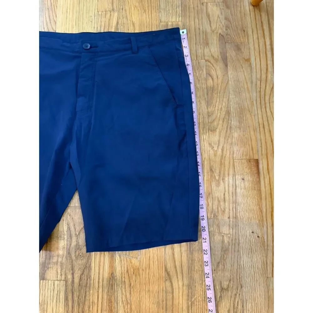 Oakley Golf Shorts Mens 38 Blue Regular Fit Performance Flat Front RN 96548